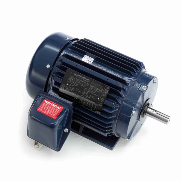145TTFN16046 - Marathon 1.50 HP General Purpose Motor, 3 phase, 1800 RPM, 230/460 V, 145T Frame, TEFC - E2204-P