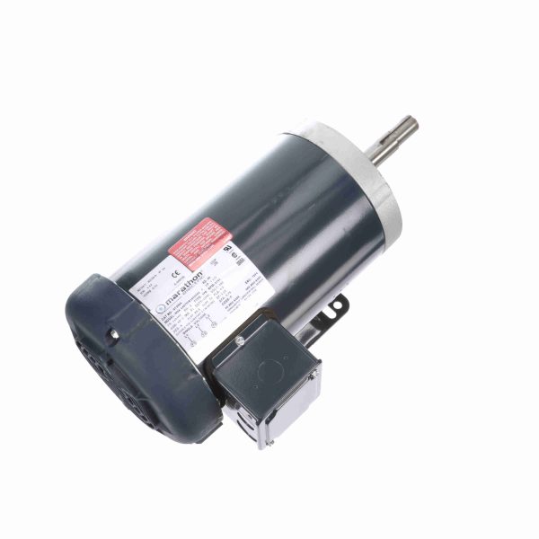 145TTFR16059 - Marathon 1.50 HP Close-Coupled Pump Motor, 3 phase, 1800 RPM, 200 V, 145JMV Frame, TEFC - GT3004