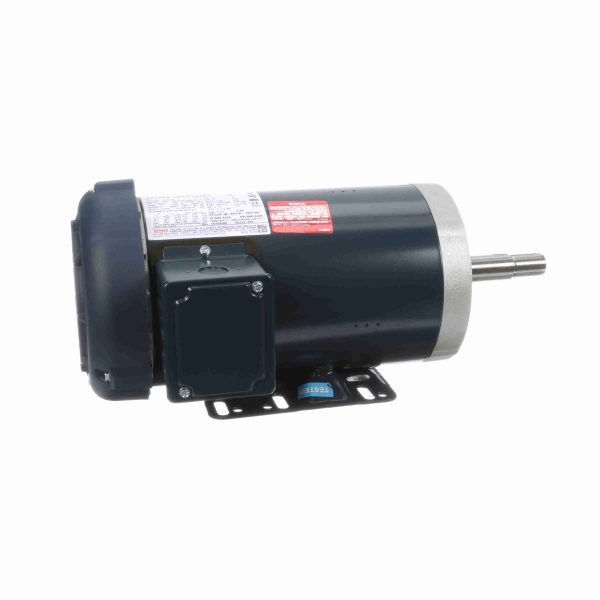 145TTFR16083 - Marathon 1 HP Close-Coupled Pump Motor, 3 phase, 1200 RPM, 230/460 V, 145JM Frame, TEFC - GT3102