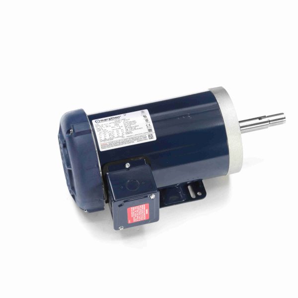 145TTFR16106 - Marathon 3 HP Close-Coupled Pump Motor, 3 phase, 3600 RPM, 230/460 V, 145JM Frame, TEFC - U363A