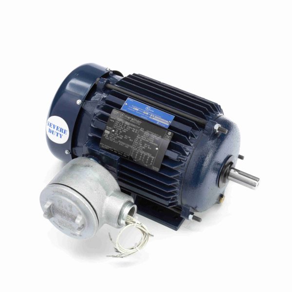 145TTGN6527 - Marathon 2 HP Explosion Proof Motor, 3 phase, 1800 RPM, 230/460 V, 145T Frame, EPFC - U003A