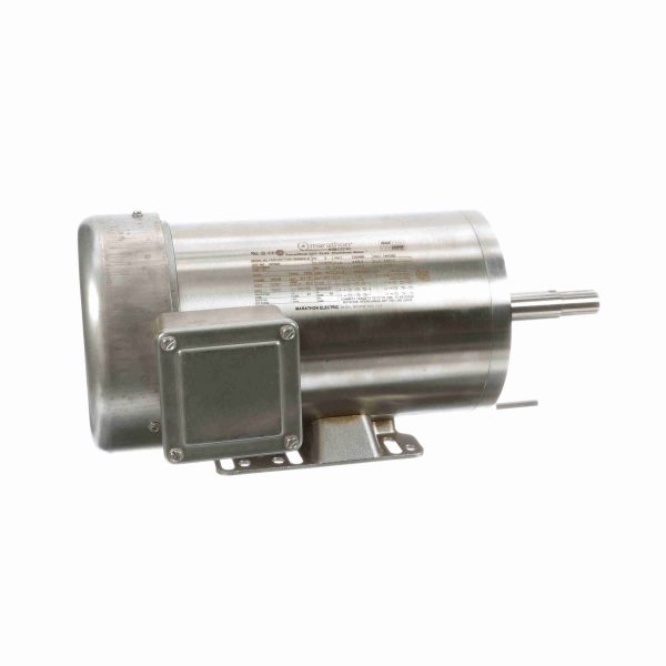 145TTWD16009 - Marathon 2 HP Washdown Motor, 3 phase, 3600 RPM, 230/460 V, 145JM Frame, TEFC - N154A