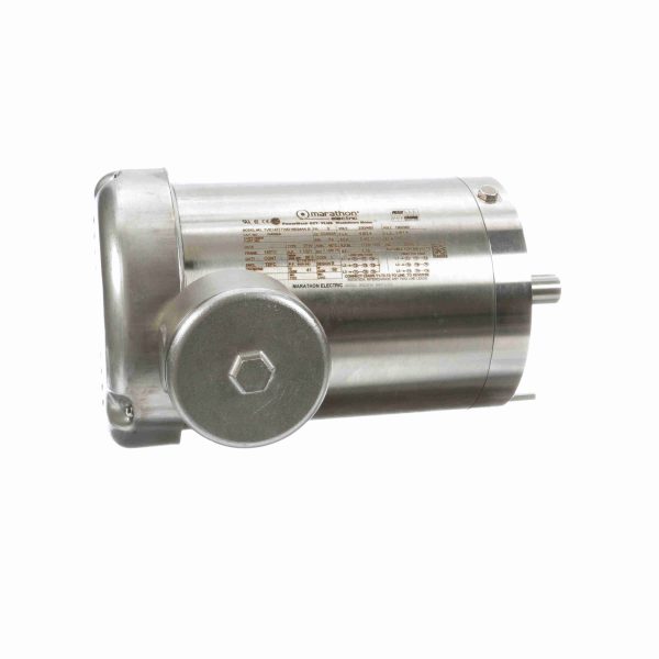 145TTWD16034 - Marathon 1.50 HP Washdown Motor, 3 phase, 1800 RPM, 230/460 V, 145TC Frame, TEFC - N469A
