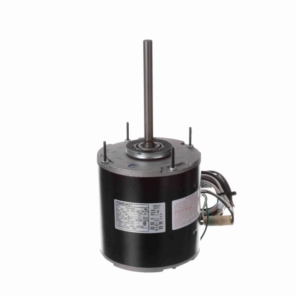 158A - Century 3/4 HP Condenser Fan Motor, 1075 RPM, 460 Volts, 48 Frame, Semi Enclosed - 158A