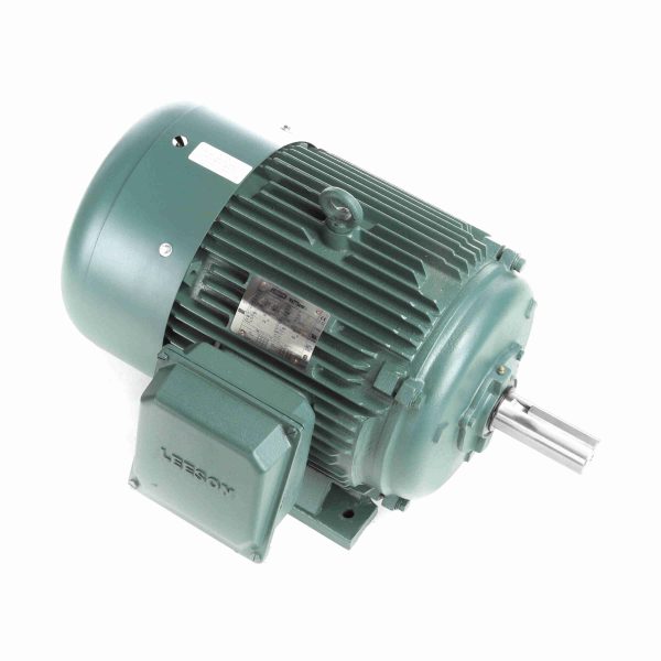 170003.60 - Leeson 25 HP General Purpose Motor, 3 phase, 1200 RPM, 208-230/460 V, 324T Frame, TEFC - 170003.60