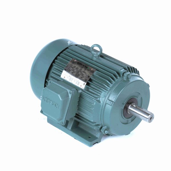 170615.00 - Leeson 15 HP General Purpose Motor, 3 phase, 3600 RPM, 208-230/460 V, 215T Frame, TEFC - 170615.00