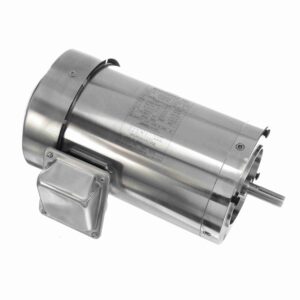 191605.00 - Leeson 1 HP Washdown Motor, 3 phase, 1800 RPM, 575 V, 56C Frame, TEFC - 191605.00