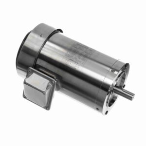 191568.00 - Leeson 1.50 HP Washdown Motor, 3 phase, 1800 RPM, 208-230/460 V, 145TC Frame, TEFC - 191568.00