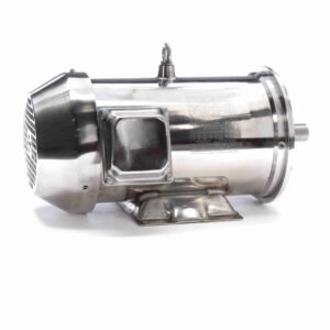 194002.00 - Leeson 5 HP Washdown Motor, 3 phase, 3600 RPM, 230/460 V, 184TC Frame, TEFC - 194002.00