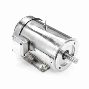 194006.00 - Leeson 10 HP Washdown Motor, 3 phase, 3600 RPM, 230/460 V, 215TC Frame, TEFC - 194006.00