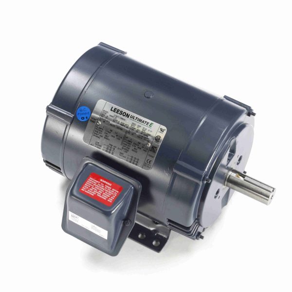 199687.00 - Leeson 3 HP General Purpose Motor, 3 phase, 1800 RPM, 230/460 V, 182T Frame, ODP - 199687.00