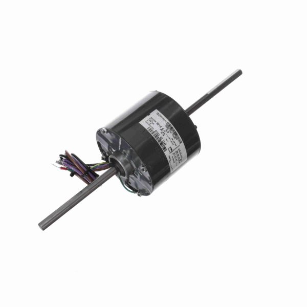 2746 - Genteq 1/5 HP OEM Replacement Motor, 1075 RPM, 208-230 Volts, 42 Frame, TEAO - 2746