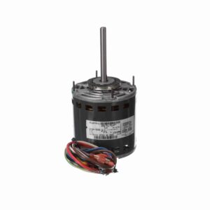 2825 - Genteq 1/5 HP Fan & Blower Motor, 1075 RPM, 3 Speed, 115 Volts, 42 Frame, OAO - 2825