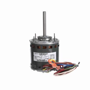 2826 - Genteq 1/5 HP Fan & Blower Motor, 1075 RPM, 3 Speed, 208-230 Volts, 42 Frame, OAO - 2826