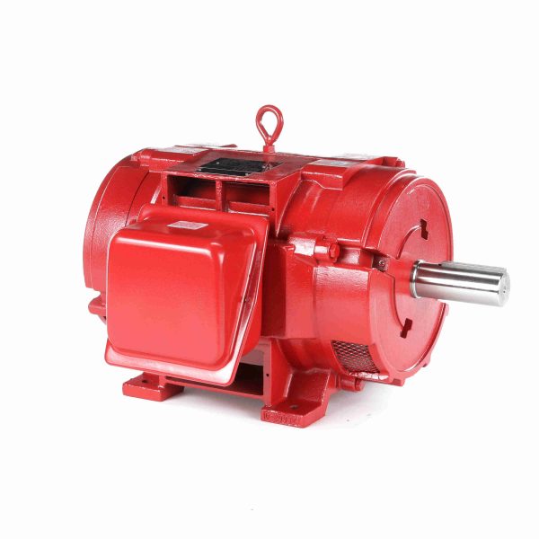 324TTDP4038 - Marathon 40 HP Fire Pump Motor, 3 phase, 1800 RPM, 230/460 V, 324T Frame, ODP - U510