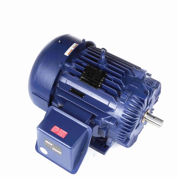 365TSHFS9001 - Marathon 75 HP Severe Duty Motor, 3 phase, 3600 RPM, 460 V, 365TS Frame, TEFC - W591