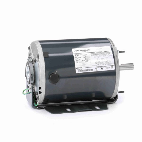 5K49PN3052 - Marathon 3/4-1/4 HP 2 speed Fan and Blower HVAC/R Motor, 3 phase, 1800/1800 RPM, 460 V, 56 Frame, ODP - K280