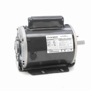 5KC49PN6051X - Marathon 1/3 HP General Purpose Motor, 1 phase, 1200 RPM, 115/230 V, 56 Frame, ODP - C548