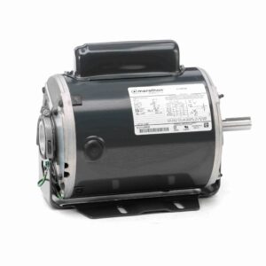 5KC49PN6051 - Marathon 1/3 HP General Purpose Motor, 1 phase, 1200 RPM, 115/230 V, 56 Frame, ODP - C1258
