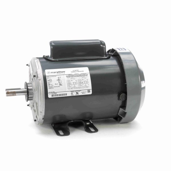 5KC49SN2418U - Marathon 1.5 HP General Purpose Motor, 1 phase, 3600 RPM, 115/230 V, 56 Frame, TEFC - C662