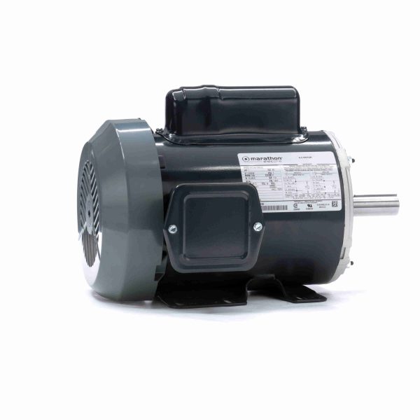 5KC49TN0033 - Marathon 1 HP General Purpose Motor, 1 phase, 1800 RPM, 115/230 V, 143T Frame, TEFC - C295