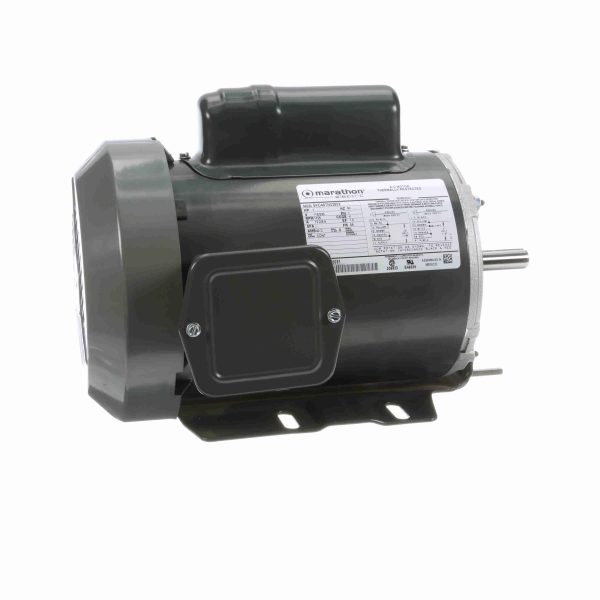 5KC49TN0285X - Marathon 1 HP Fan and Blower HVAC/R Motor, 1 phase, 1800 RPM, 115/230 V, 56 Frame, TEFC - C292