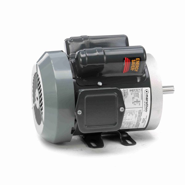 5KCR46MN0055Y - Marathon 1/2 HP General Purpose Motor, 1 phase, 1800 RPM, 100-120/200-240 V, 56C Frame, TEFC - E264