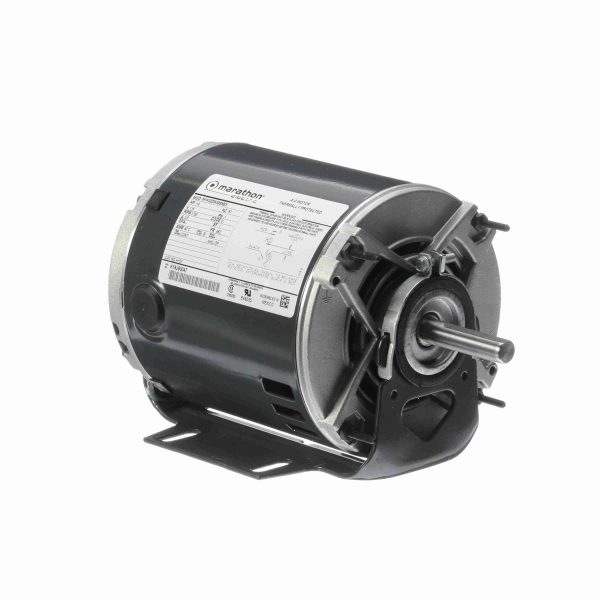5KH32DN3085X - Marathon 1/6 HP Fan and Blower HVAC/R Motor, 1 phase, 1800 RPM, 115 V, 48Z Frame, ODP - H157