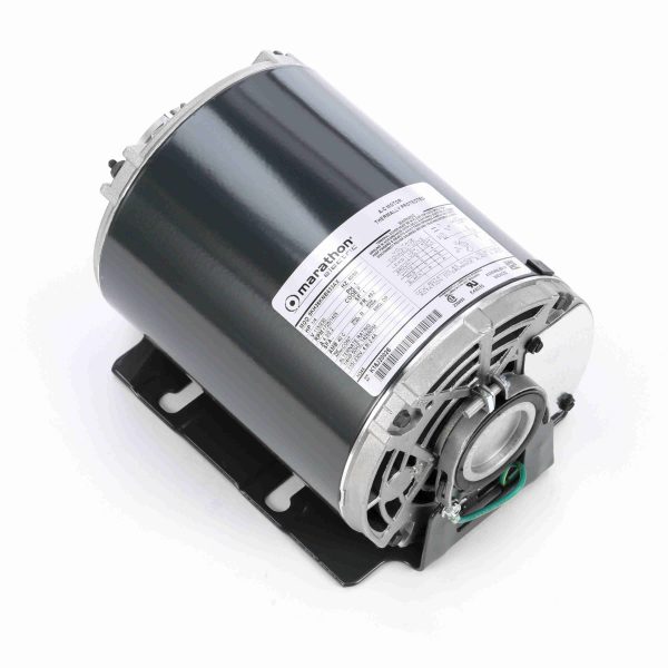 5KH36KNB633X - Marathon 1/4 HP Carbonator Pump Motor, 1 phase, 1800 RPM, 115/230 V, 48Z Frame, ODP - H344