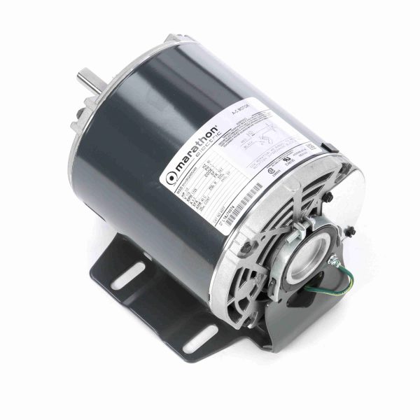 5KH39QN5524 - Marathon 1/3 HP General Purpose Motor, 1 phase, 1800 RPM, 115 V, 56Z Frame, ODP - 4377