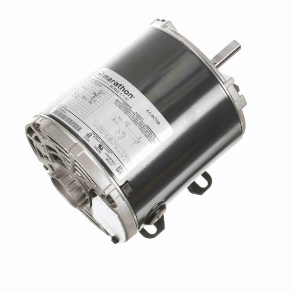 5KH39QN9543 - Marathon 1/3 HP General Purpose Motor, 1 phase, 1800 RPM, 230 V, 48 Frame, ODP - 4373