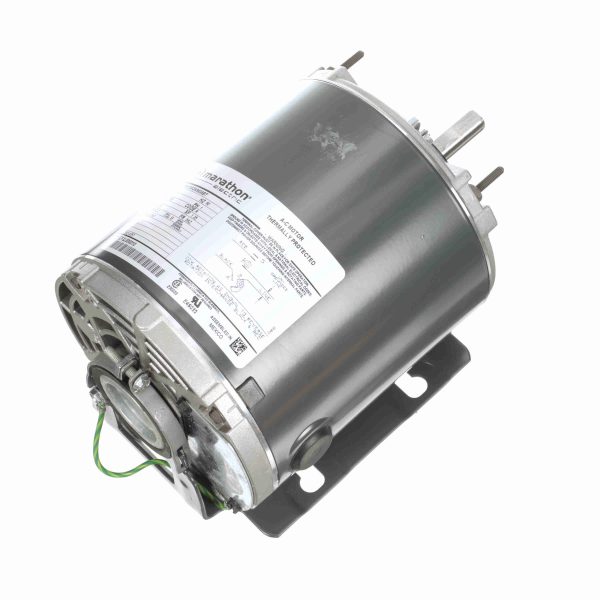 5KH39QN9636T - Marathon 1/3 HP Fan and Blower HVAC/R Motor, 1 phase, 1800 RPM, 230 V, 56Z Frame, ODP - 4757