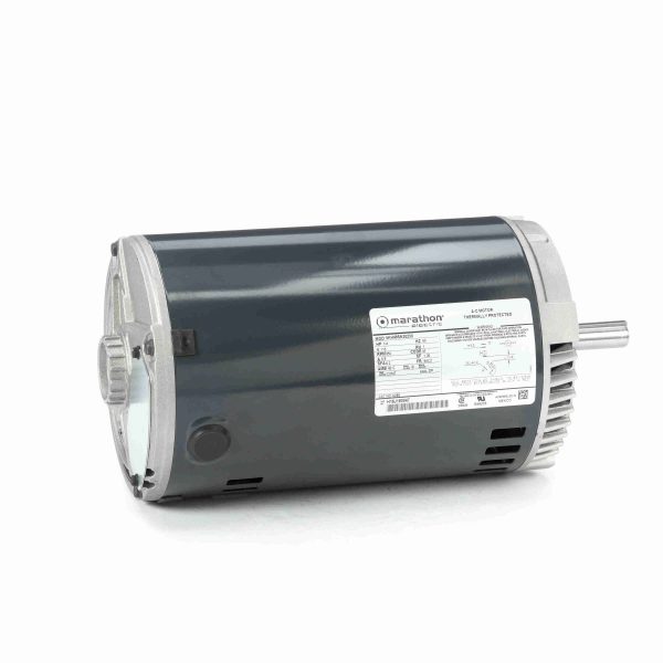 5KH49SN3023X - Marathon 1/4 HP Single Phase HVAC/R Motor, 1 phase, 900 RPM, 115 V, 56CZ Frame, ODP - H288