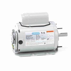 A099836.00 - Leeson 0.50 HP Agricultural Motor, 1 phase, 900 RPM, 115/230 V, 48YZ Frame, TEAO - A099836.00