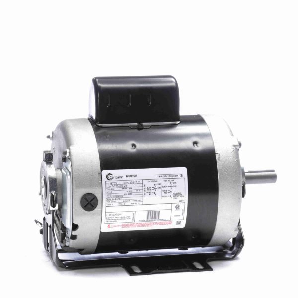 B703 - Century 1.0 HP General Purpose Motor, 1 phase, 3600 RPM, 208-230/115 V, 56 Frame, ODP - B703
