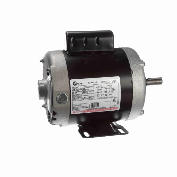 C187 - Century 3/4 HP General Purpose Motor, 1 phase, 1800 RPM, 230/115 V, 56 Frame, ODP - C187