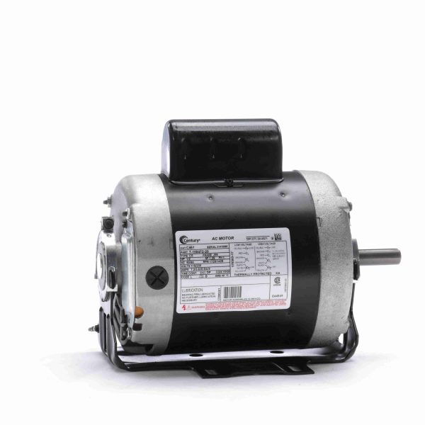 C461 - Century 1/2 HP Fan and Blower HVAC/R Motor, 1 phase, 1800 RPM, 115/230 V, 56 Frame, ODP - C461
