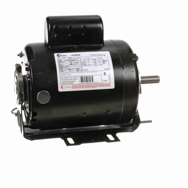 C835 - Century 1/4 HP General Purpose Motor, 1 phase, 1800 RPM, 115/230 V, 56 Frame, ODP - C835