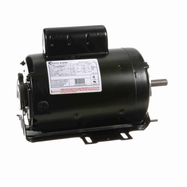 C858 - Century 2 HP General Purpose Motor, 1 phase, 3600 RPM, 115/230 V, 56 Frame, ODP - C858
