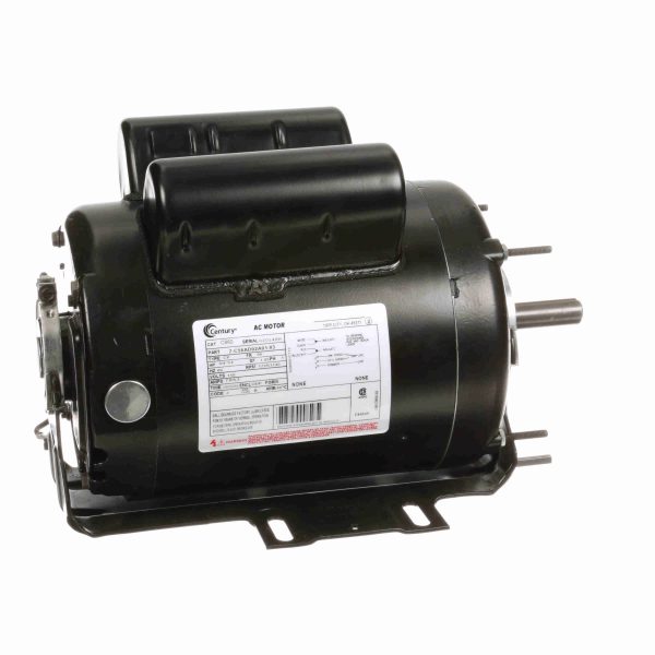 C860 - Century 3/4-1/4 HP 2 speed General Purpose Motor, 1 phase, 1800/1200 RPM, 115 V, 56 Frame, ODP - C860