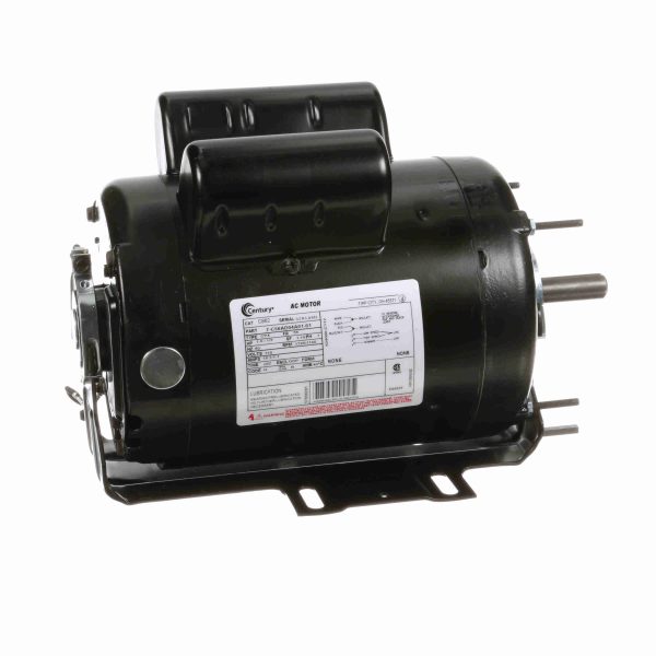 C862 - Century 1.0 / 1/3 HP 2 speed General Purpose Motor, 1 phase, 1800/1200 RPM, 115 V, 56 Frame, ODP - C862