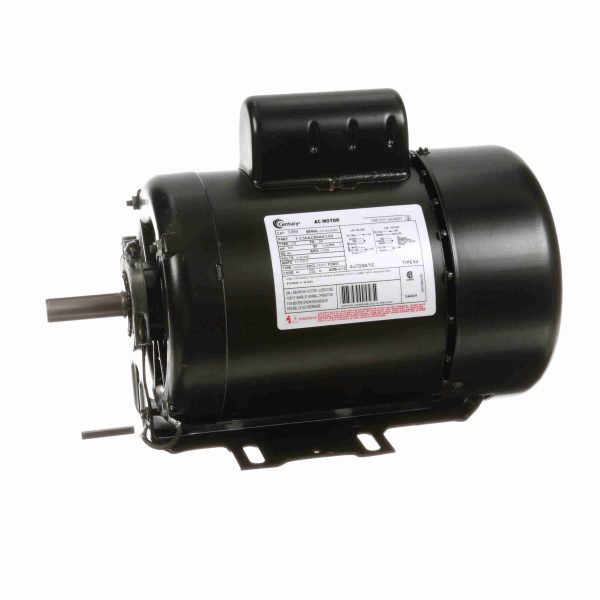 C869 - Century 3/4 HP General Purpose Motor, 1 phase, 1800 RPM, 115/230 V, 56 Frame, TEFC - C869