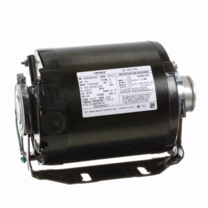 CB2034ADV1 - Century 1/3 HP 2 speed Carbonator Pump Motor, 1 phase, 1800/1800 RPM, 100-120/200-240 V, 48 Frame, ODP - CB2034ADV1