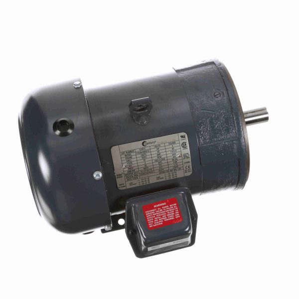 CFR11 - Century 3 HP General Purpose Motor, 3 phase, 3600 RPM, 208-230/460 V, 182TC Frame, TEFC - CFR11