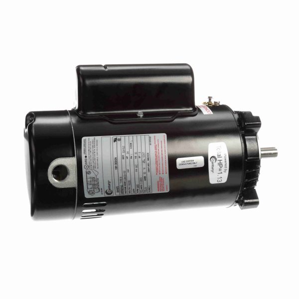 CK1072 - Century 3/4 HP Pool Pump Motor, 1 phase, 3600 RPM, 230/115 V, 56C Frame, ODP - CK1072
