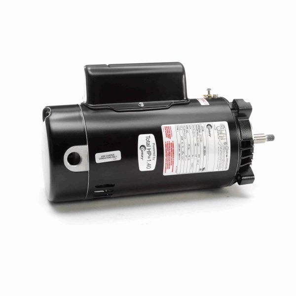 CT1102 - Century 1 HP Pool Pump Motor, 1 phase, 3600 RPM, 230/115 V, 56J Frame, ODP - CT1102