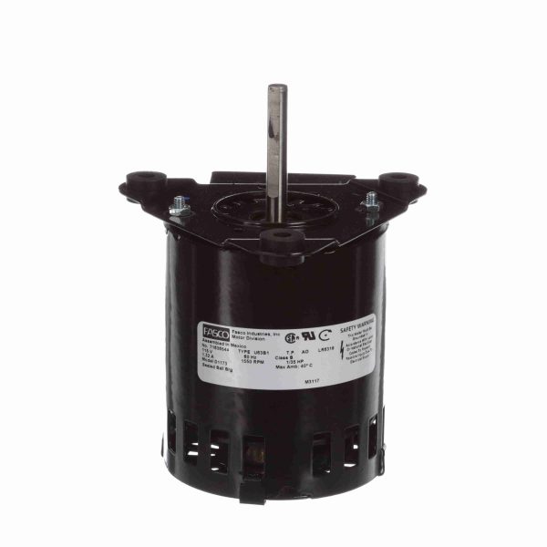 D1173 - Fasco 1/35 HP OEM Replacement Motor, 1550 RPM, 115 Volts, 3.3" Diameter, Semi Enclosed - D1173