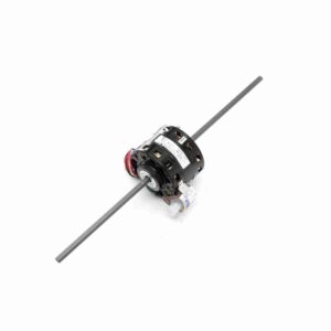 DC4522 - Century 1/5 HP Fan Coil / Room Air Conditioner Motor, 1550 RPM, 2 Speed, 208-230 Volts, 42 Frame, OAO - DC4522