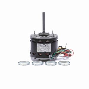 DL003 - Century 1/3 HP Fan & Blower Motor, 1075 RPM, 2 Speed, 115 Volts, 48 Frame, OAO - DL003