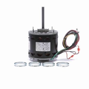 DL005 - Century 1/2 HP Fan & Blower Motor, 1075 RPM, 2 Speed, 115 Volts, 48 Frame, OAO - DL005